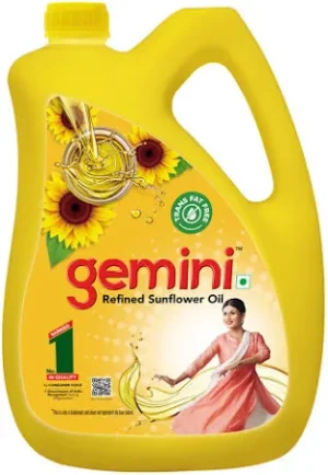 Gemini Refined Sunflower Oil 5Ltr